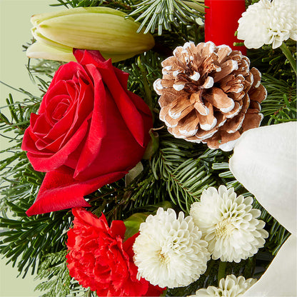 Seasonal Festivities Centerpiece –  Jose Arrangements, Los Angeles CA