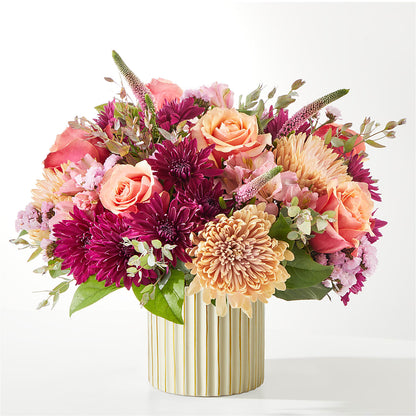 Berry Cobbler Bouquet with Ivory Vase –  Jose Arrangements, Los Angeles CA