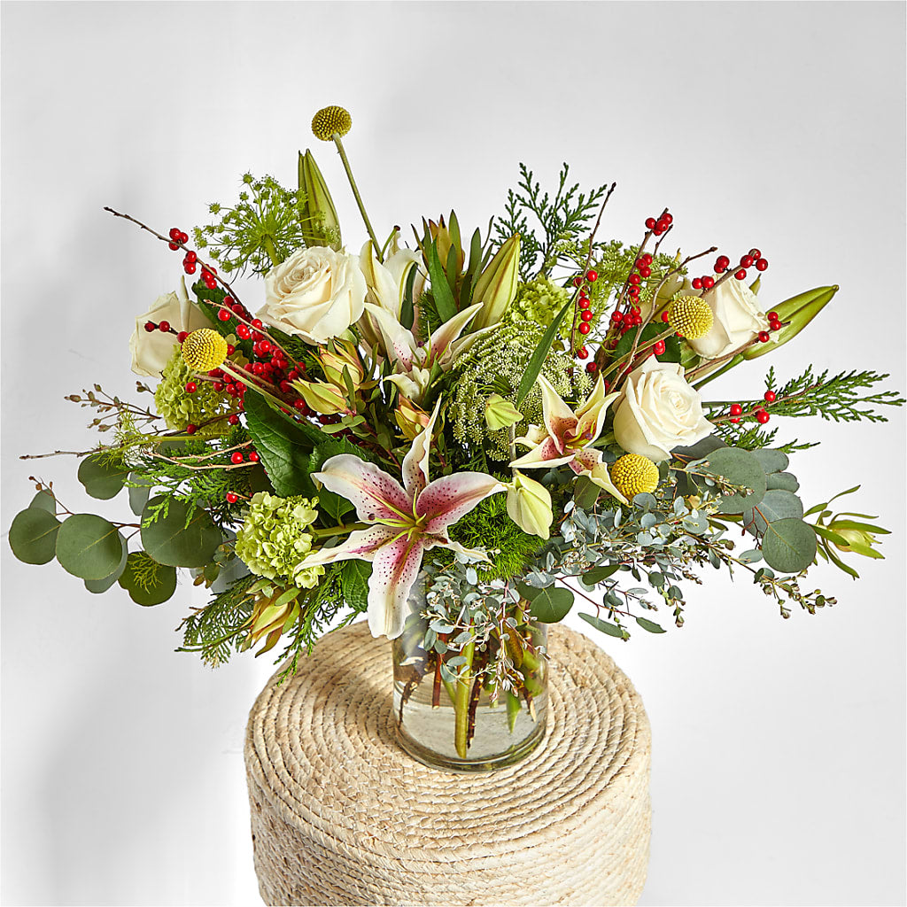 Berry & Bright Bouquet –  Jose Arrangements, Los Angeles CA