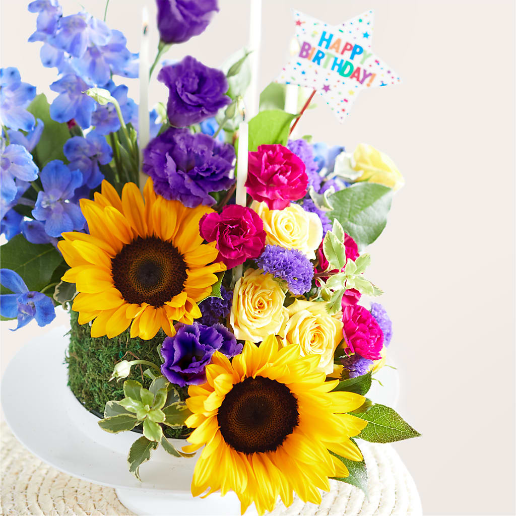 Star of the Day Floral Cake –  Jose Arrangements, Los Angeles CA