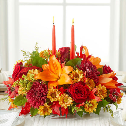 Autumn's Embrace Centerpiece –  Jose Arrangements, Los Angeles CA