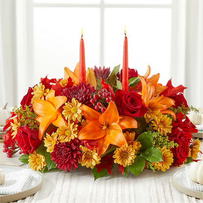 Autumn's Embrace Centerpiece –  Jose Arrangements, Los Angeles CA
