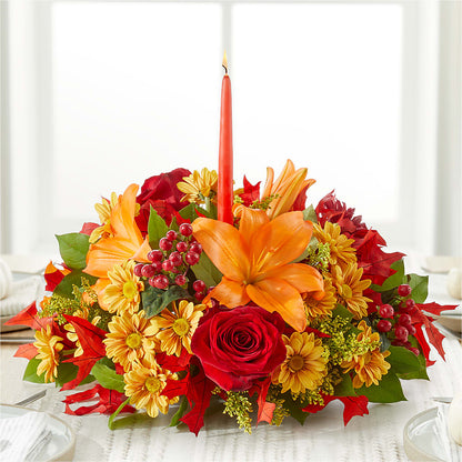 Autumn's Embrace Centerpiece –  Jose Arrangements, Los Angeles CA