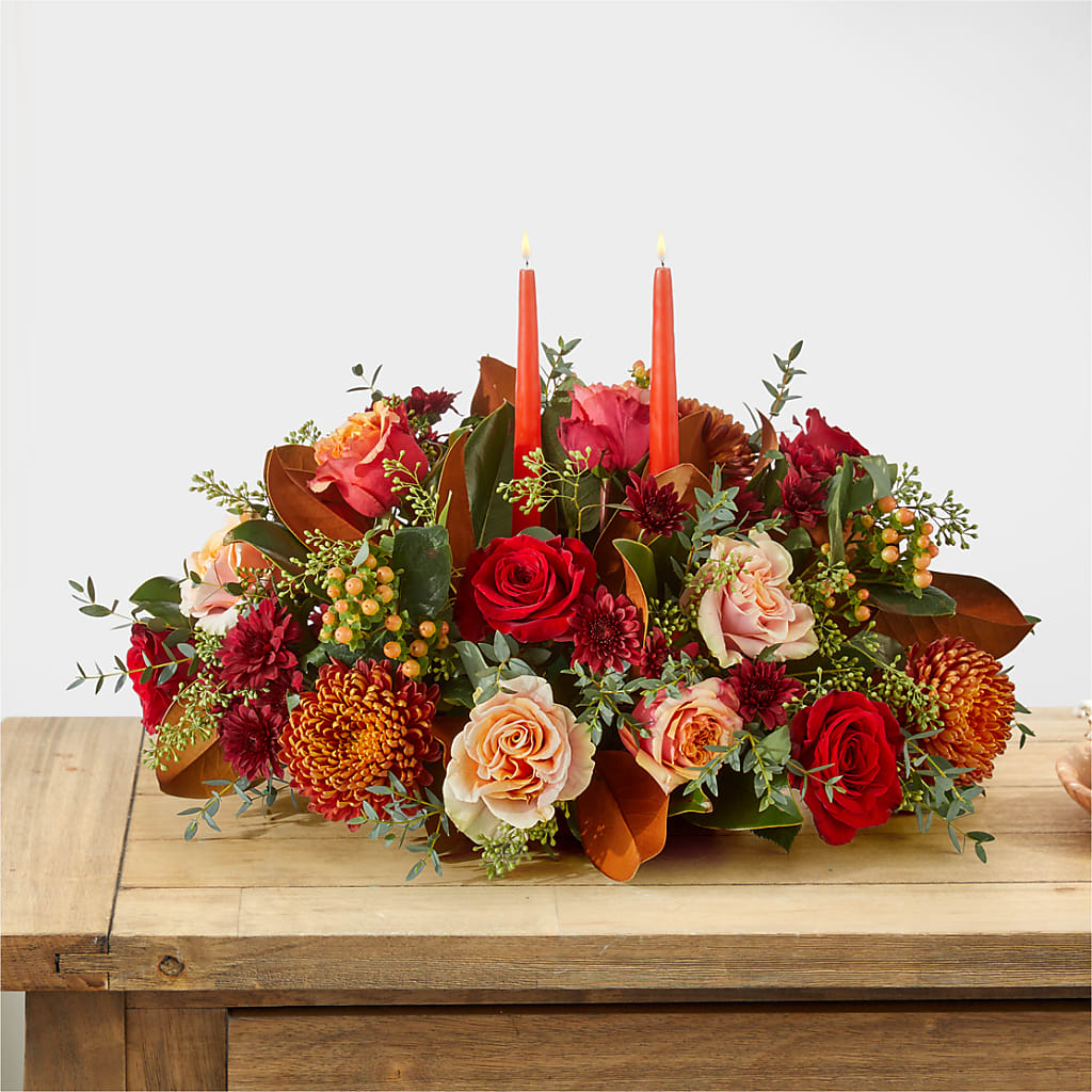 Gather Near Centerpiece –  Jose Arrangements, Los Angeles CA