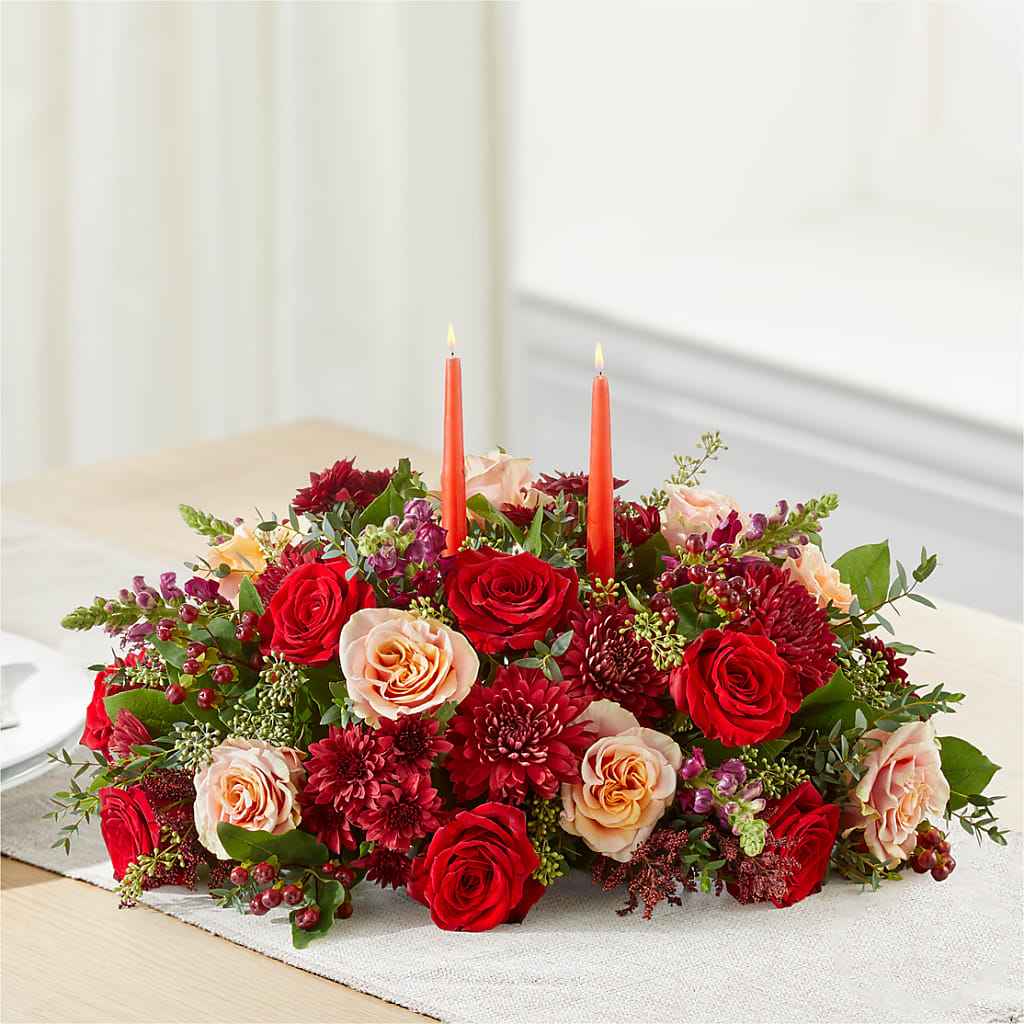 Most Thankful Centerpiece –  Jose Arrangements, Los Angeles CA