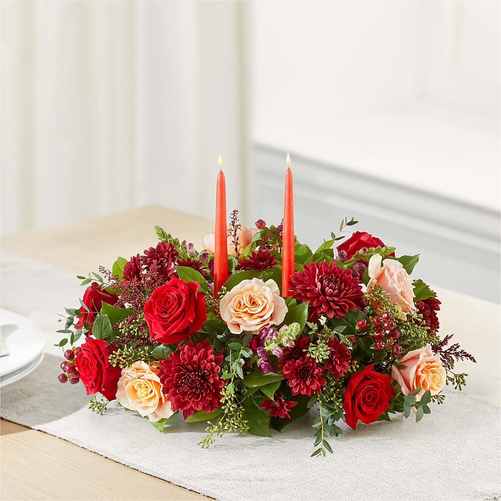 Most Thankful Centerpiece –  Jose Arrangements, Los Angeles CA