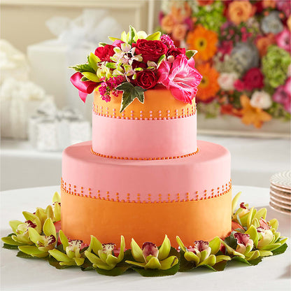 Sweet Citrus Cake Decor –  Jose Arrangements, Los Angeles CA